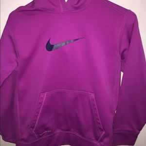 Purple Nike Therma-Fit Hoodie